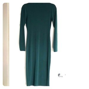 Forest Green Midi Bodycon Dress (S)